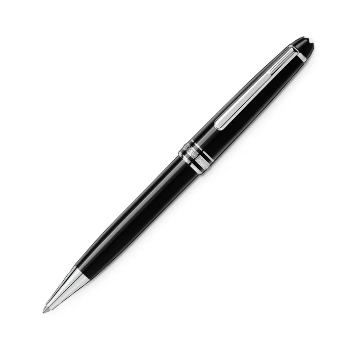 Montblanc 164 MeisterstÃ¼ck Platinum Black Ballpoint Pen
