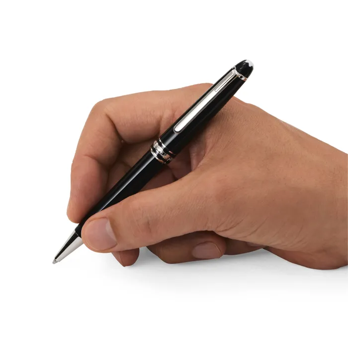 Montblanc 164 MeisterstÃ¼ck Platinum Black Ballpoint Pen