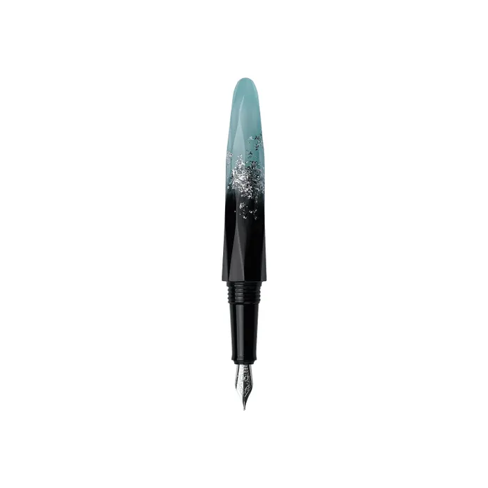 Benu Briolette Luminous Blue Fountain Pen - Fine