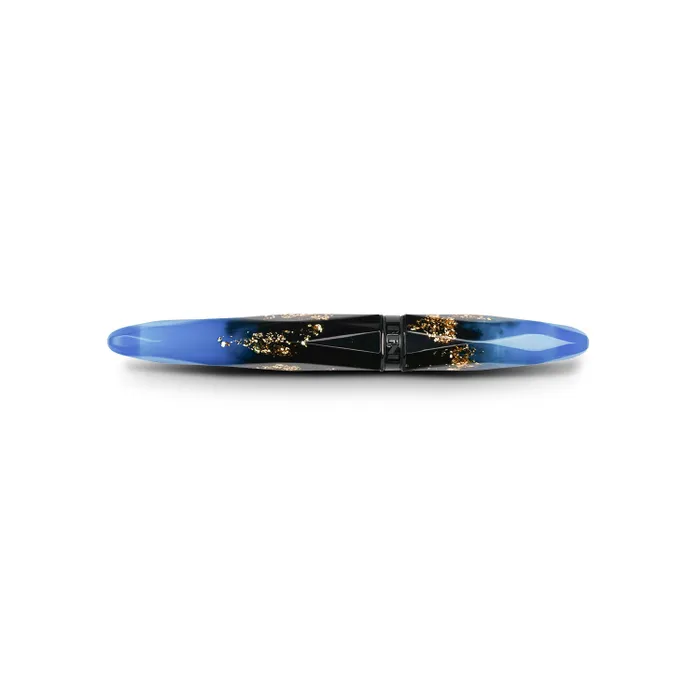 Benu Briolette Luminous Sapphire Fountain Pen - Fine