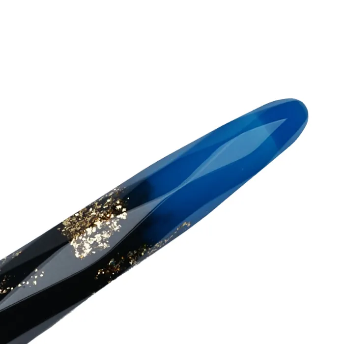 Benu Briolette Luminous Sapphire Fountain Pen - Fine