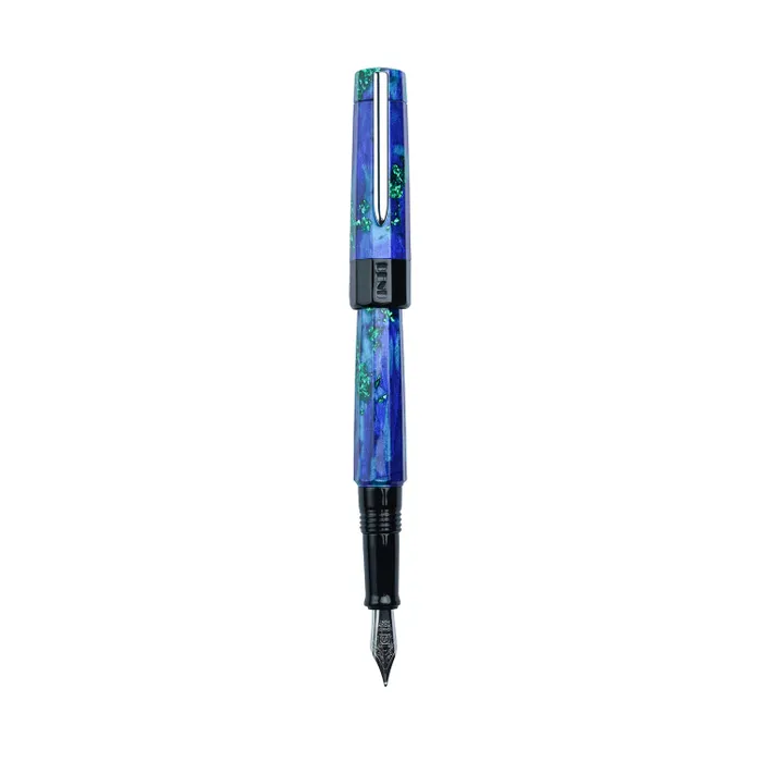 Benu Euphoria Tropical Voyage Blue Fountain Pen - Fine