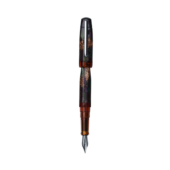 Benu Astrogem Midas Brown Fountain Pen - Fine
