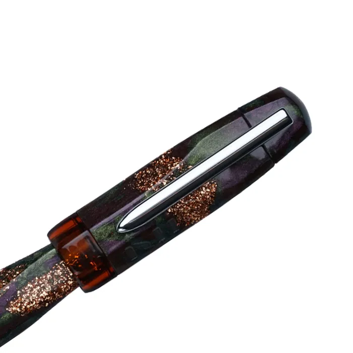 Benu Astrogem Midas Brown Fountain Pen - Fine
