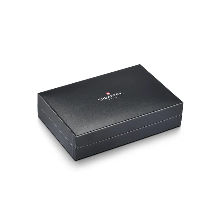 Sheaffer Legacy 9064 Glossy Black Inlaid Nib Fountain Pen (Medium) with Chrome-Plated Trims