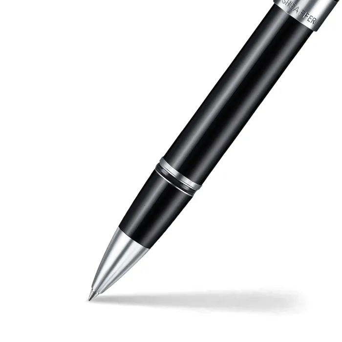 Sheaffer Legacy 9064 Glossy Black Rollerball Pen with Chrome-Plated Trims