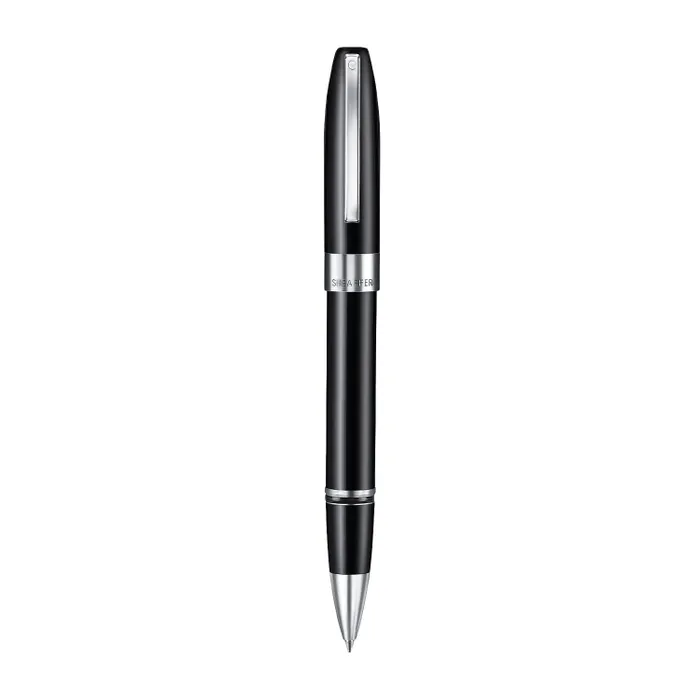Sheaffer Legacy 9064 Glossy Black Rollerball Pen with Chrome-Plated Trims