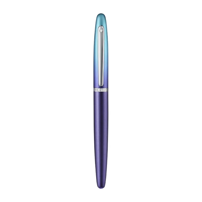 Sheaffer Expressions VFM 9430 Blue and Purple Pearlised Gradient Fountain Pen with Chrome-Plated Trims - Medium