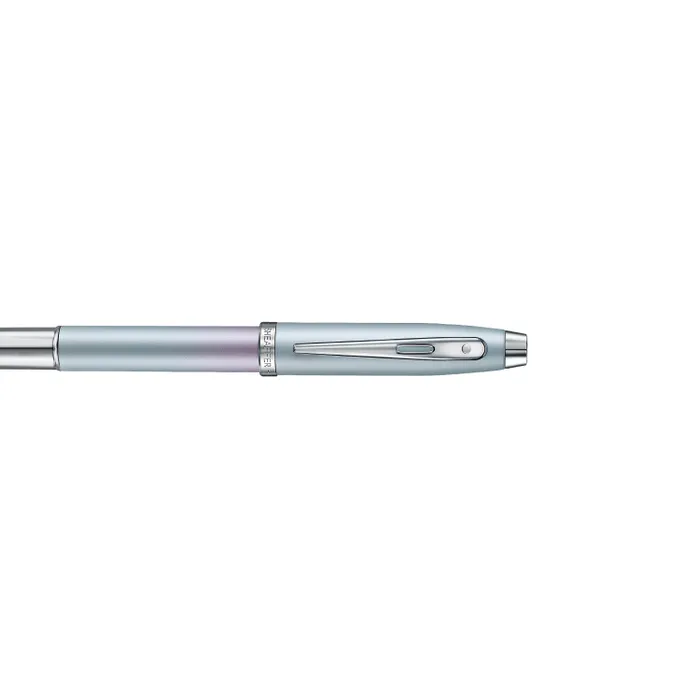 Sheaffer Expressions 100 9376 Blue and Pink Pearlised Gradient Rollerball Pen with Chrome-plated Trims