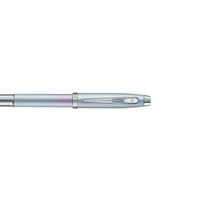 Sheaffer Expressions 100 9376 Blue and Pink Pearlised Gradient Fountain Pen with Chrome-plated Trims - Fine