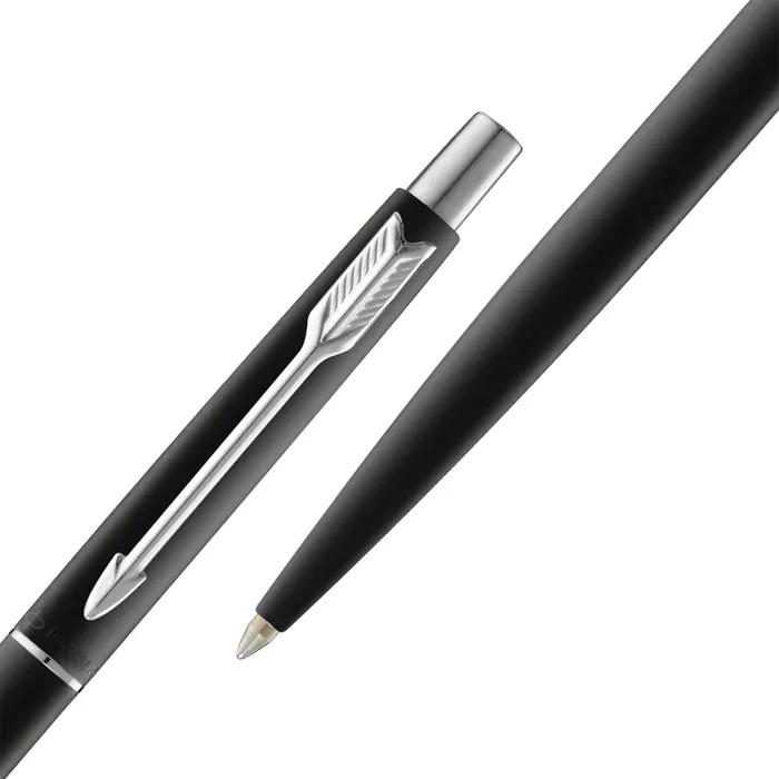 Parker Classic Matte Black Ballpoint Pen With Chrome Trim