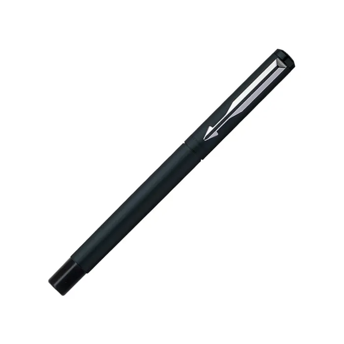 Parker Vector Matte Black Fountain Pen With Chrome Trim-Fine