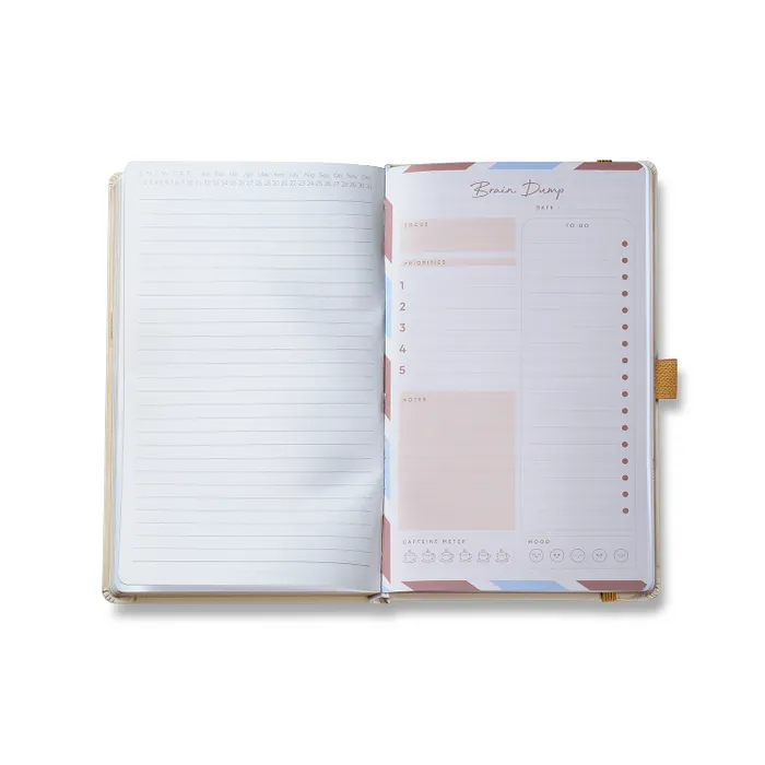 Sheaffer Emily in Paris Medium Journal 90 GSM Ink Friendly with Embossed Eiffel Tower - Beige