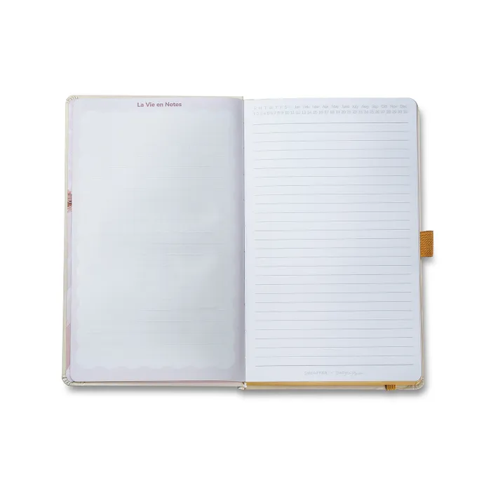 Sheaffer Emily in Paris Medium Journal 90 GSM Ink Friendly with Embossed Eiffel Tower - Beige