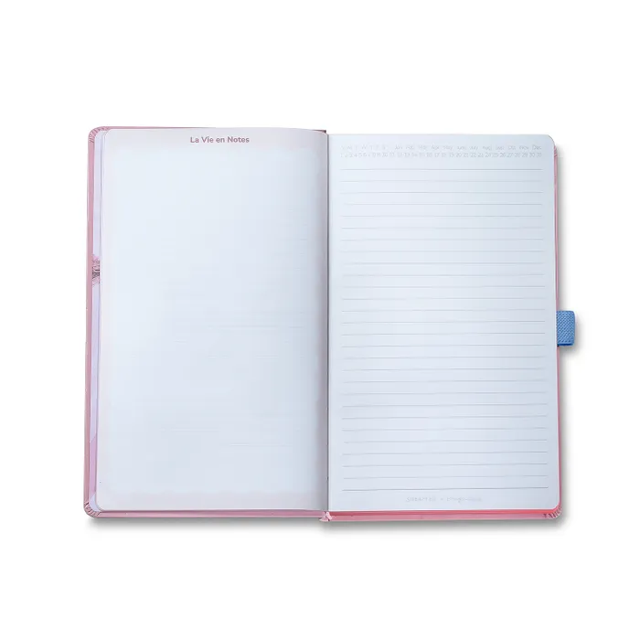 Sheaffer Emily in Paris Medium Journal 90 GSM Ink Friendly with Embossed Eiffel Tower - Pink