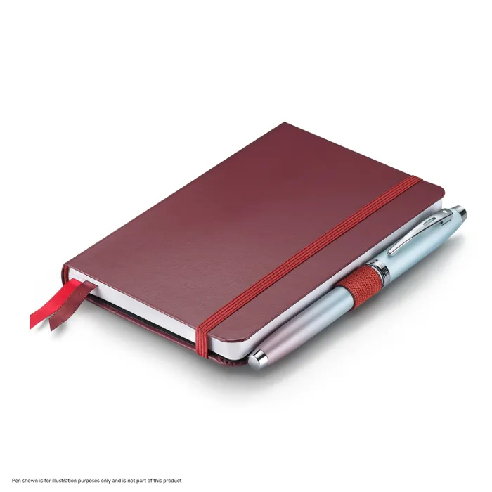 Sheaffer Echoes Of Red 90 GSM Hardbound Small Notebook - Burgundy
