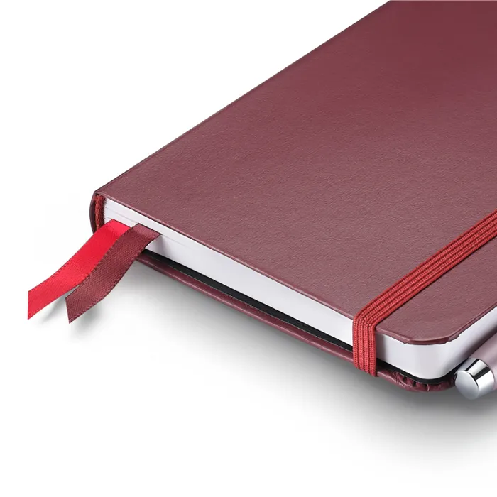 Sheaffer Echoes Of Red 90 GSM Hardbound Small Notebook - Burgundy