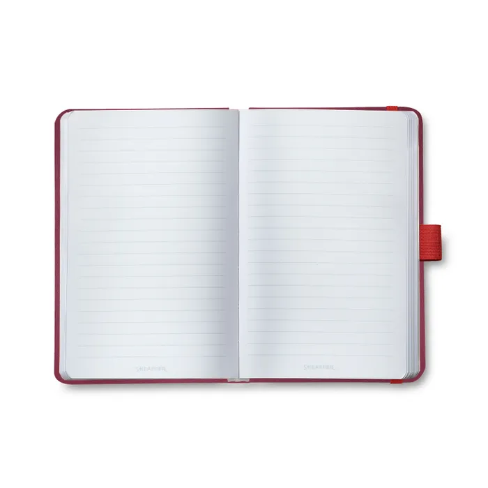 Sheaffer Echoes Of Red 90 GSM Hardbound Small Notebook - Burgundy