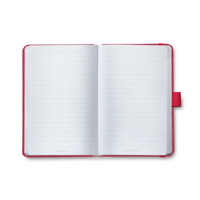 Sheaffer Echoes Of Red 90 GSM Hardbound Small Notebook - Red