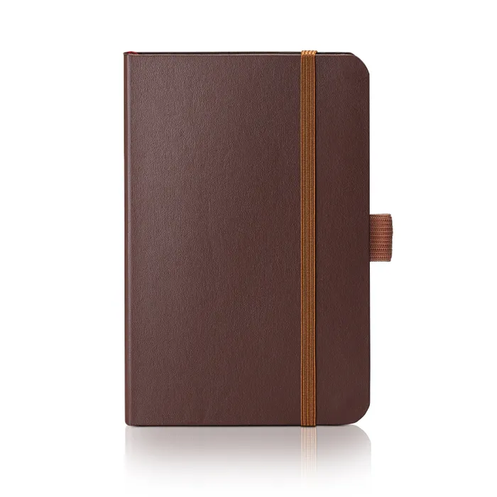 Sheaffer Echoes Of Red 90 GSM Hardbound Small Notebook - Dark Brown