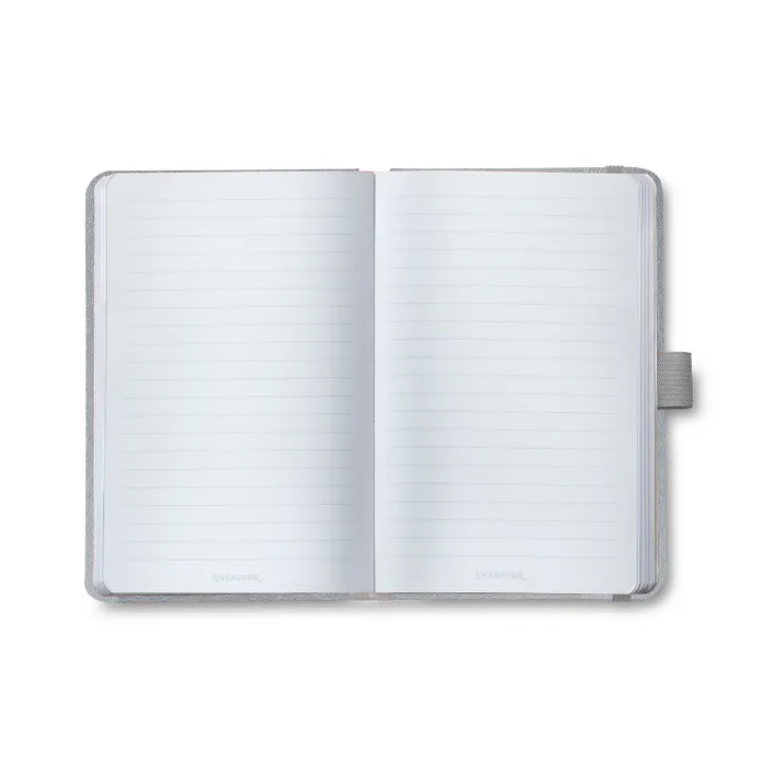Sheaffer Eternal Shine 90 GSM Hardbound Small Notebook - Metallic Light Grey