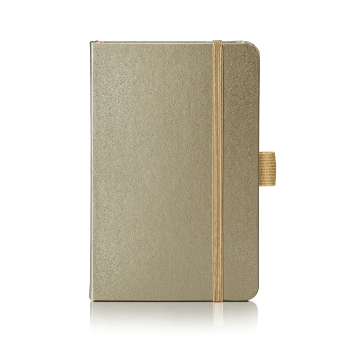 Sheaffer Eternal Shine 90 GSM Hardbound Small Notebook - Metallic Champagne Gold