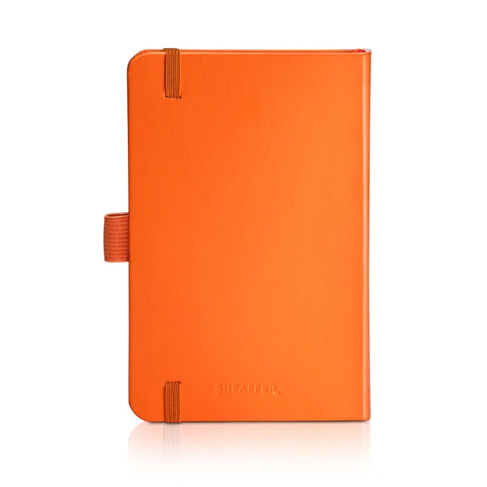 Sheaffer Echoes Of Red 90 GSM Hardbound Small Notebook - Orange
