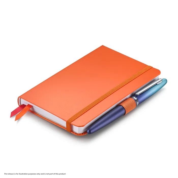 Sheaffer Echoes Of Red 90 GSM Hardbound Small Notebook - Orange