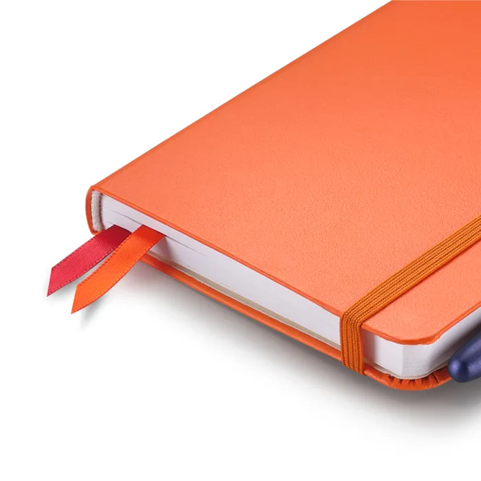 Sheaffer Echoes Of Red 90 GSM Hardbound Small Notebook - Orange