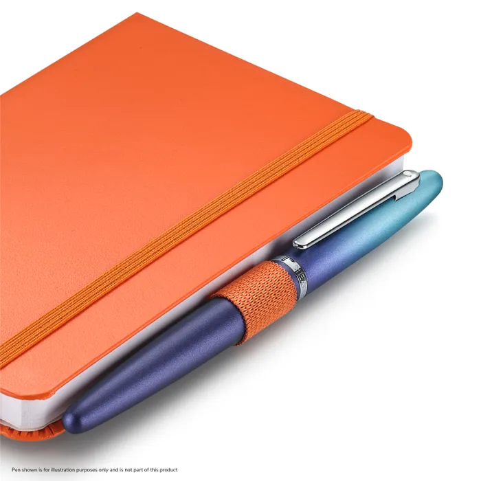 Sheaffer Echoes Of Red 90 GSM Hardbound Small Notebook - Orange
