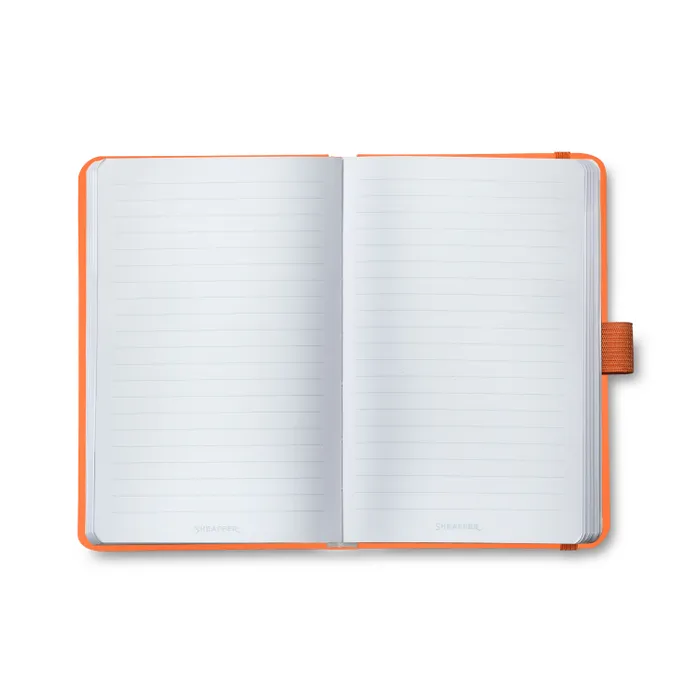 Sheaffer Echoes Of Red 90 GSM Hardbound Small Notebook - Orange