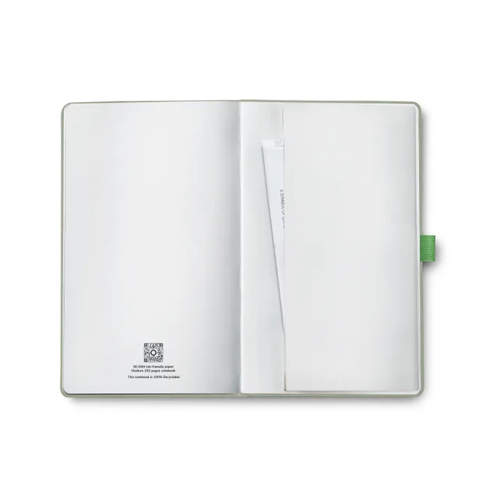 Sheaffer Nature's Muse 90 GSM Hardbound Medium Notebook - Sage Green