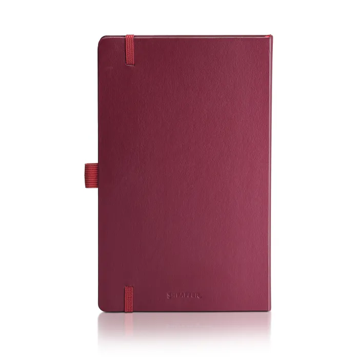Sheaffer Echoes Of Red 90 GSM Hardbound Medium Notebook - Burgundy