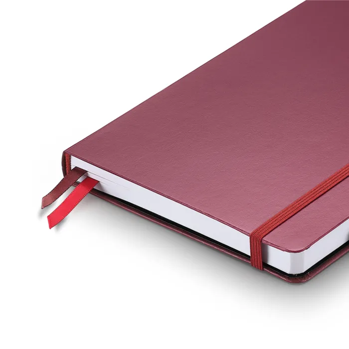 Sheaffer Echoes Of Red 90 GSM Hardbound Medium Notebook - Burgundy