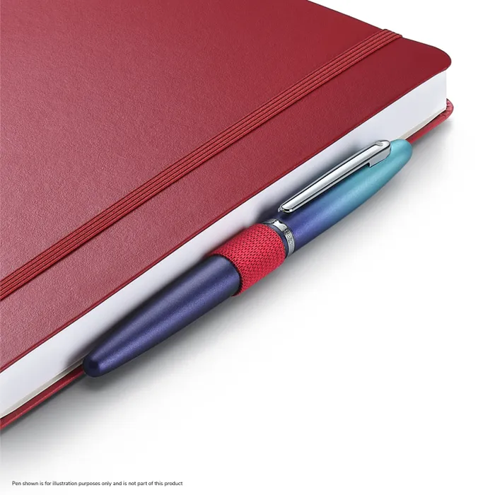 Sheaffer Echoes Of Red 90 GSM Hardbound Medium Notebook - Red