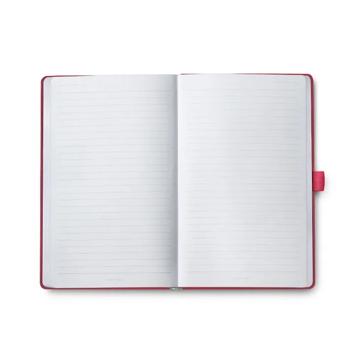 Sheaffer Echoes Of Red 90 GSM Hardbound Medium Notebook - Red