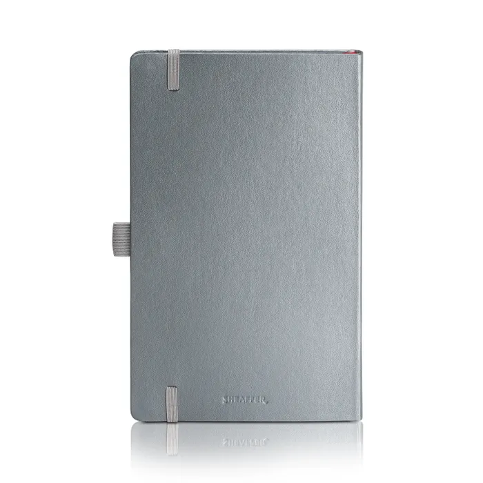 Sheaffer Eternal Shine 90 GSM Hardbound Medium Notebook - Metallic Light Grey