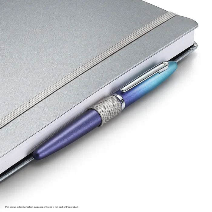 Sheaffer Eternal Shine 90 GSM Hardbound Medium Notebook - Metallic Light Grey