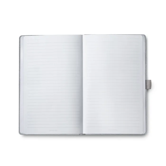 Sheaffer Eternal Shine 90 GSM Hardbound Medium Notebook - Metallic Light Grey