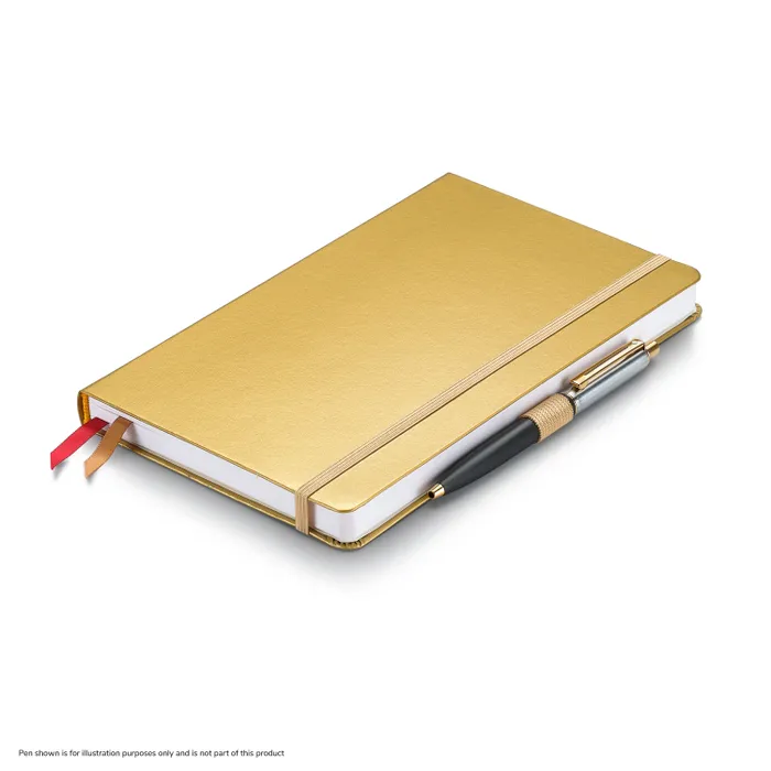 Sheaffer Eternal Shine 90 GSM Hardbound Medium Notebook - Metallic Gold