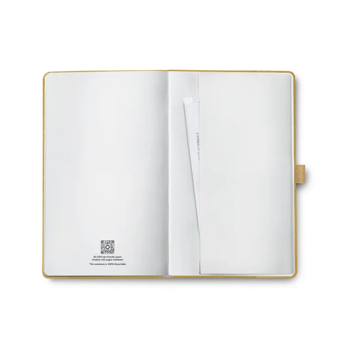 Sheaffer Eternal Shine 90 GSM Hardbound Medium Notebook - Metallic Gold