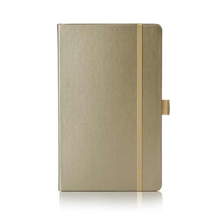 Sheaffer Eternal Shine 90 GSM Hardbound Medium Notebook - Metallic Champagne Gold