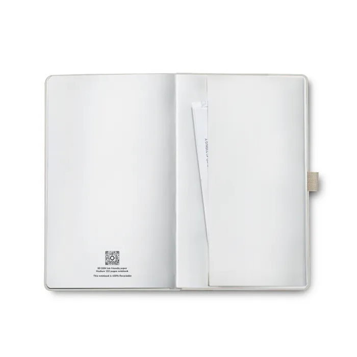 Sheaffer Nature's Muse 90 GSM Hardbound Medium Notebook - Light Grey