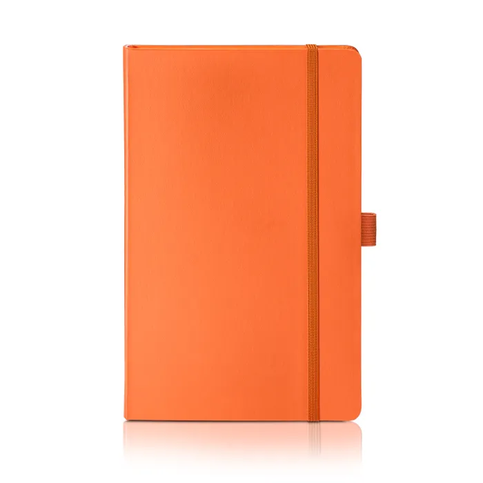 Sheaffer Echoes Of Red 90 GSM Hardbound Medium Notebook - Orange