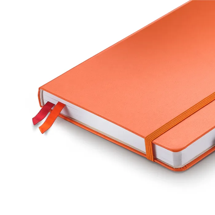 Sheaffer Echoes Of Red 90 GSM Hardbound Medium Notebook - Orange