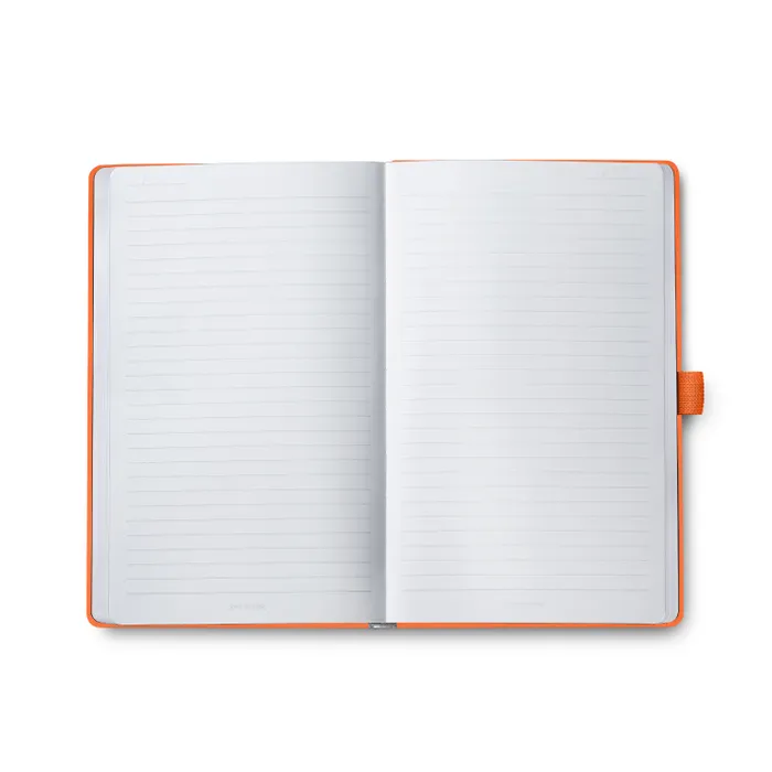 Sheaffer Echoes Of Red 90 GSM Hardbound Medium Notebook - Orange