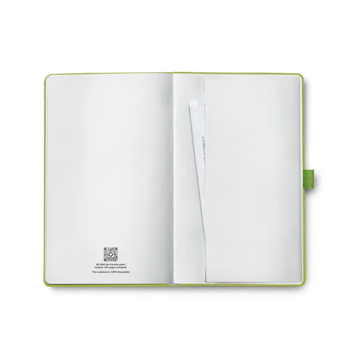 Sheaffer Nature's Muse 90 GSM Hardbound Medium Notebook - Light Green