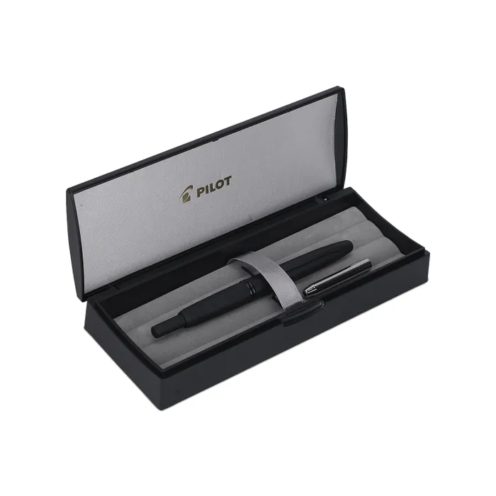 Pilot FC1800 RB Matte Black Capless Retractable Fountain Pen-Medium