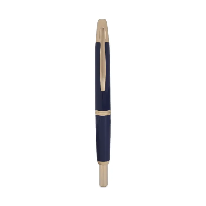Pilot FC1500 RG Glossy Blue Capless Retractable Fountain Pen with Gold Trims-Medium