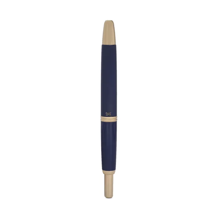 Pilot FC1500 RG Glossy Blue Capless Retractable Fountain Pen with Gold Trims-Medium